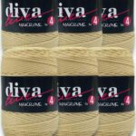 Diva Makrome İpi Kalın (No:4) 35 Nohut ( 6 lı Paket )