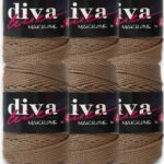 Diva Makrome İpi Kalın (No:4) 38 Camel ( 6 lı Paket )