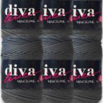 Diva Makrome İpi Kalın (No:4) 67 Füme ( 6 lı Paket )