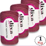 Diva Pamuk Makrome 1005 Koyu Somon ( 4 lü Paket)