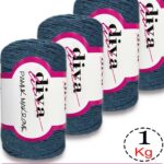 Diva Pamuk Makrome 10328 Petrol ( 4 lü Paket)