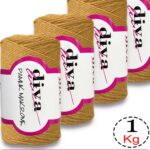 Diva Pamuk Makrome 1974 Hardal ( 4 lü Paket)