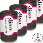 Diva Pamuk Makrome 1979 Haki ( 4 lü Paket)