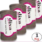 Diva Pamuk Makrome 257 Vizon ( 4 lü Paket)