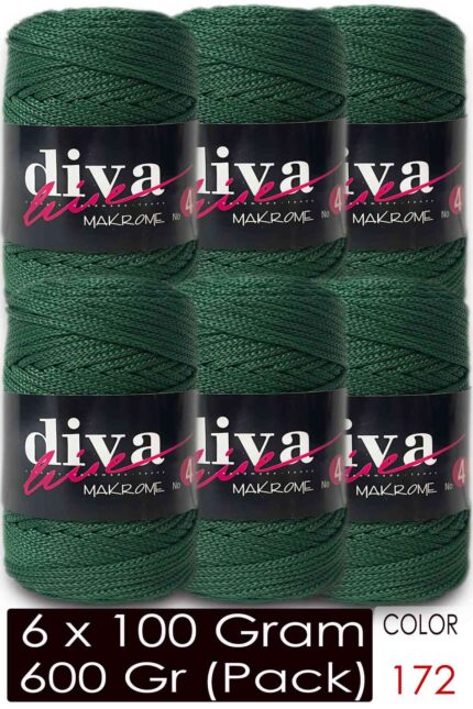 Diva Makrome İpi Kalın (No:4) 172 ( 6 lı Paket )