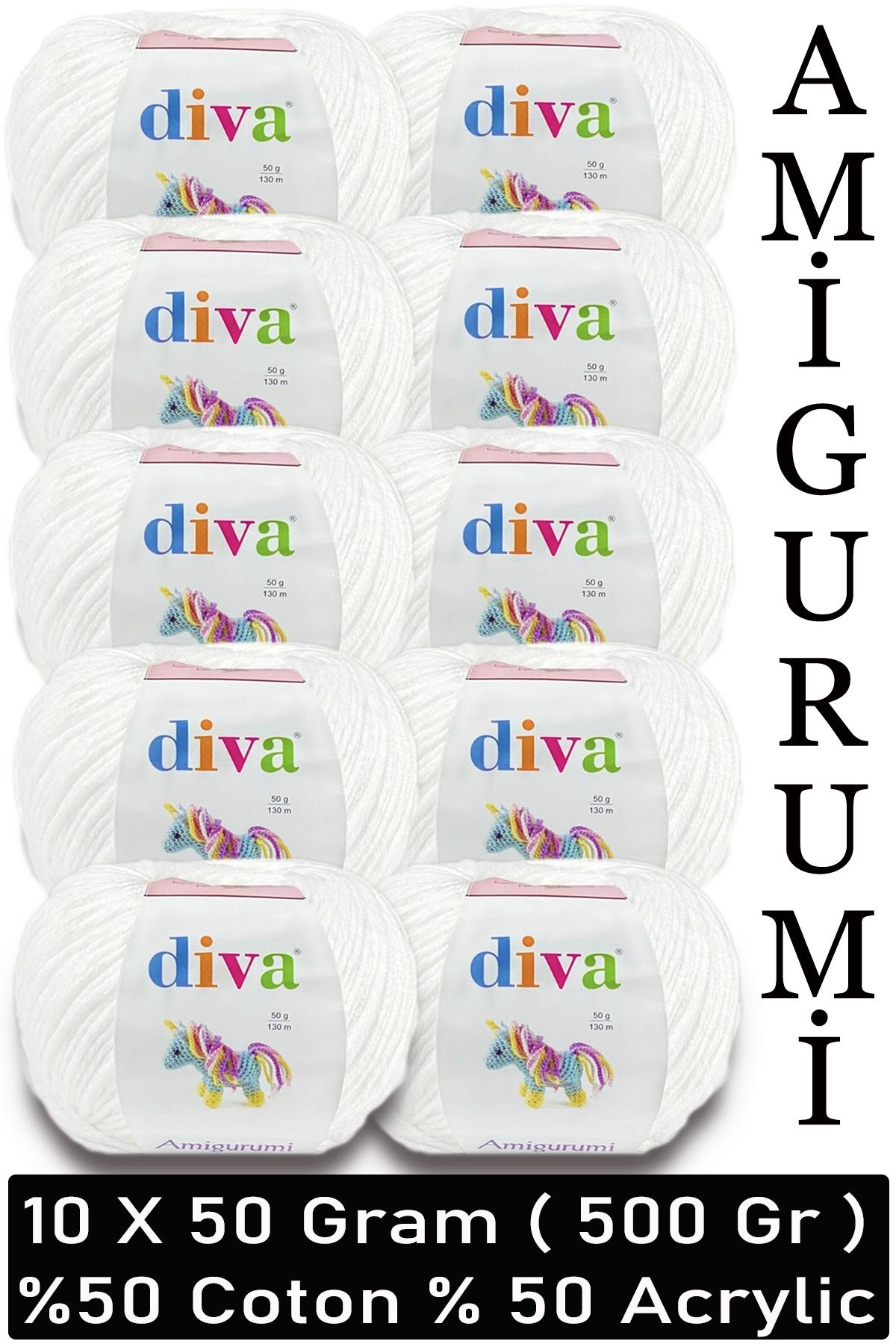 Divagurumi 2102 Optik Beyaz ( 10 lu Paket ) - Görsel 1