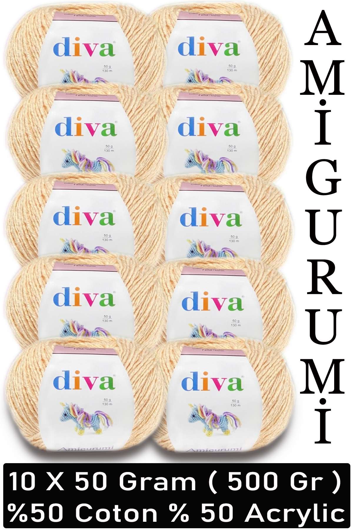 Divagurumi 2588 Yavruağzı ( 10 lu Paket ) - Görsel 1
