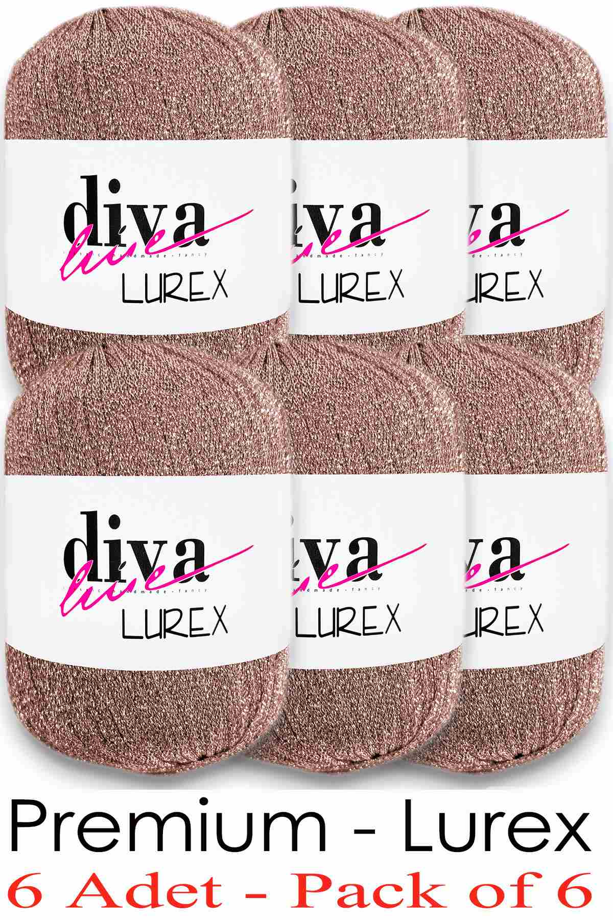 Diva Lurex 29 Bal Köpüğü-Altın ( 6 lı Paket ) - Görsel 1