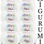 Divagurumi 2102 Optik Beyaz ( 10 lu Paket )