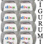 Divagurumi 2107 Açık Gri ( 10 lu Paket )