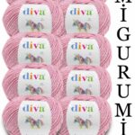 Divagurumi 2130 Açık Pembe ( 10 lu Paket )