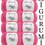 Divagurumi 2244 Fuşya ( 10 lu Paket )