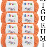 Divagurumi 979 Portakal ( 10 lu Paket )