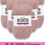 Bonus 5 x 100 Gr Klasik Lüx Akrilik İplik 819
