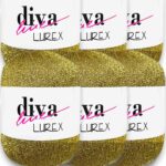 Diva Lurex 01 Gold ( 6 lı Paket )
