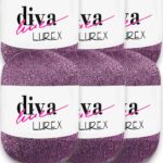 Diva Lurex 04 Leylak ( 6 lı Paket )