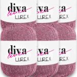 Diva Lurex 07 Gül ( 6 lı Paket )