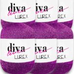 Diva Lurex 13 Böğürtlen ( 6 lı Paket )
