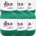Diva Lurex 15 Zümrüt ( 6 lı Paket )