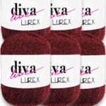 Diva Lurex 16 Kırmızı ( 6 lı Paket )