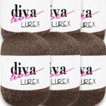 Diva Lurex 18 Açık Kahve ( 6 lı Paket )