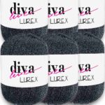 Diva Lurex 28 Antrasit ( 6 lı Paket )