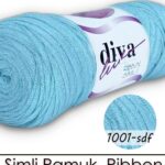 Diva Ribbon Simli 1001SDF Soft Mint ( 4 lü Paket )