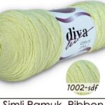 Diva Ribbon Simli 1002SDF Soft Sarı ( 4 lü Paket )