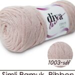 Diva Ribbon Simli 1003SDF Soft Pudra ( 4 lü Paket )