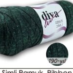 Diva Ribbon Simli 190YSL Yeşil ( 4 lü Paket )