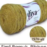 Diva Ribbon Simli 1974ALT Hardal ( 4 lü Paket )