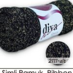 Diva Ribbon Simli 2111ALT Siyah-Altın ( 4 lü Paket )