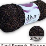 Diva Ribbon Simli 2111BKR Siyah-Bakır ( 4 lü Paket )
