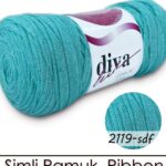 Diva Ribbon Simli 2119SDF Mint ( 4 lü Paket )