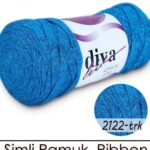 Diva Ribbon Simli 2122TRK Turkuaz ( 4 lü Paket )