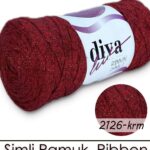 Diva Ribbon Simli 2126KRM Kırmızı ( 4 lü Paket )