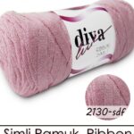 Diva Ribbon Simli 2130SDF Pudra Pembe ( 4 lü Paket )