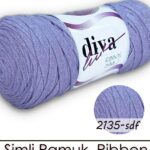 Diva Ribbon Simli 2135SDF Lila ( 4 lü Paket )