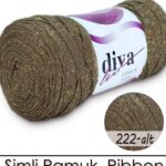 Diva Ribbon Simli 222ALT Sütlü Kahve ( 4 lü Paket )