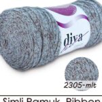Diva Ribbon Simli 2305MLT Bej-Karma ( 4 lü Paket )