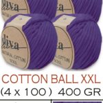 Diva Natural Cotton XXL 188 Mor (4 lü Paket)