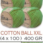 Diva Natural Cotton XXL 1969 Elma Yeşili (4 lü Paket)