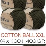 Diva Natural Cotton XXL 1979 Haki (4 lü Paket)