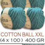 Diva Natural Cotton XXL 2001 Mentol Yeşil (4 lü Paket)