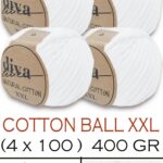 Diva Natural Cotton XXL 2101 Beyaz (4 lü Paket)