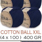 Diva Natural Cotton XXL 2112 Lacivert (4 lü Paket)