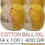 Diva Natural Cotton XXL 2123 Sarı (4 lü Paket)