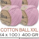 Diva Natural Cotton XXL 2130 Toz Pembe (4 lü Paket)