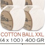 Diva Natural Cotton XXL 288 Ekru (4 lü Paket)