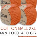Diva Natural Cotton XXL 979 Portakal (4 lü Paket)